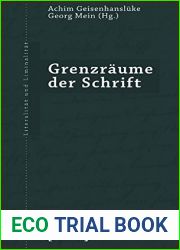 Grenzraume der Schrift