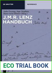 J.M.R.-Lenz-Handbuch (De Gruyter Reference) (German Edition)