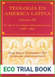 Teologia en America Latina. Vol. III. (Spanish Edition) by Josep Ignasi (dir.) Alejos Grau (2002-01-01)