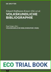 Volkskundliche Bibliographie