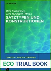 Satztypen und Konstruktionen (Linguistik - Impulse and Tendenzen, 65) (German Edition)