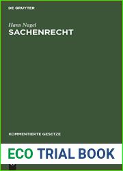 Sachenrecht (Kommentierte Gesetze) (German Edition)