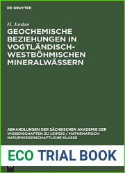 Geochemische Beziehungen in vogtlandisch-westbohmischen Mineralwassern (Abhandlungen der Sachsischen Akademie der Wissenschaften zu Leipzig … Klasse, 56, 1) (German Edition)