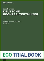 Jacob Grimm: Deutsche Rechtsalterthumer. Band 2 (German Edition)