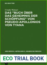Das and quot;Buch uber das Geheimnis der Schopfung and quot; von Pseudo-Apollonios von Tyana