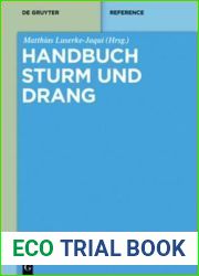 Handbuch Sturm Und Drang
