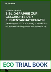 Bibliographie zur Geschichte der Elementarmathematik (German Edition)
