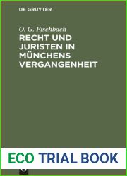 Recht und Juristen in Munchens Vergangenheit