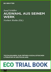 Auswahl aus seinem Werk (Textausgaben zur fruhen sozialistischen Literatur in Deutschland, 23) (German Edition)