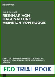 Reinmar von Hagenau und Heinrich von Rugge. Eine litterarhistorische Untersuchung