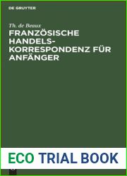 Franzosische Handelskorrespondenz fur Anfanger (German Edition)