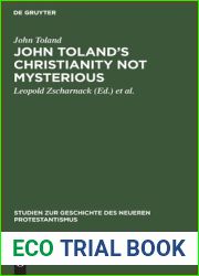 John Toland|s Christianity Not Mysterious