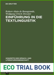 Einfuhrung in die Textlinguistik