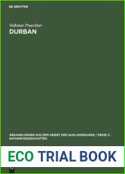 Durban: Siedlungsgeographische Untersuchung einer Hafenstadt (Abhandlungen aus dem Gebiet der Auslandskunde Reihe C: Naturwissenschaften, 67 ; 20) (German Edition)