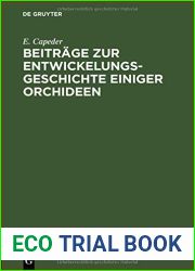 Beitrage zur Entwickelungsgeschichte einiger Orchideen: Inaugural-Dissertation (German Edition)