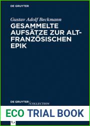 Gesammelte Aufsatze zur altfranzosischen Epik (De Gruyter Collection, 2) (German Edition)