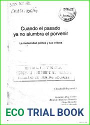 Cuando el pasado ya no alumbra el porvenir