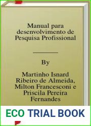Manual para desenvolvimento de Pesquisa Profissional