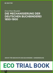 Die Mechanisierung der deutschen Buchbinderei 1850-1900