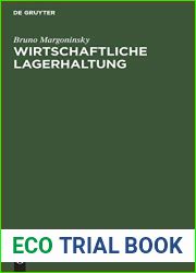 Wirtschaftliche Lagerhaltung (German Edition)