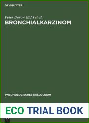 Bronchialkarzinom (Pneumologisches Kolloquium, 6) (German Edition)
