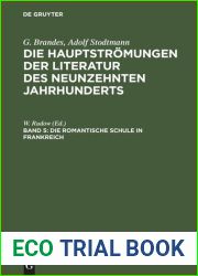 Die Hauptstromungen der Literatur des neunzehnten Jahrhunderts
