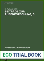 Beitrage zur Rubenforschung, 6