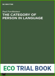 The Category of Person in Language
