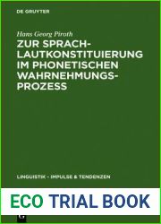 Zur Sprachlautkonstituierung im phonetischen Wahrnehmungsprozess: Psycho- und elektrophysiologische Untersuchungen (Linguistik - Impulse and Tendenzen, 7) (German Edition)