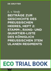 Beitrage zur Geschichte des Preussischen Heeres, Heft 2