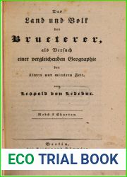 Das Land und Volk der Bructerer, als Versuch einer vergleichenden Geographie der alteren und mittleren Zeit