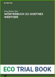Worterbuch zu Goethes Werther (German Edition)