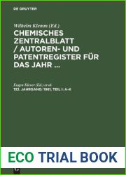 Chemisches Zentralblatt Autoren- und Patentregister fur das Jahr …