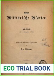 Neue Militarische Blatter Erstes Semester 1875