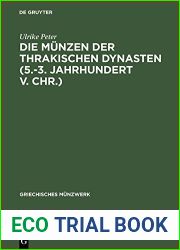 Die Munzen der thrakischen Dynasten (5.-3. Jahrhundert v. Chr.) (Griechisches Munzwerk) (German Edition)