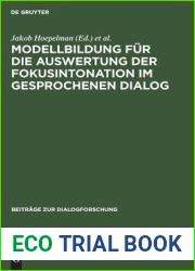 Modellbildung fur die Auswertung der Fokusintonation im gesprochenen Dialog (MAFID)