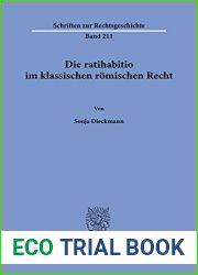 Die Ratihabitio Im Klassischen Romischen Recht (German Edition)