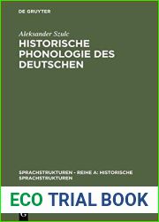 Historische Phonologie Des Deutschen