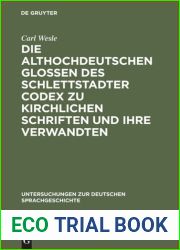 Die althochdeutschen Glossen des Schlettstadter Codex zu kirchlichen Schriften und ihre Verwandten