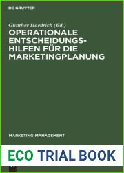 Operationale Entscheidungshilfen fur die Marketingplanung