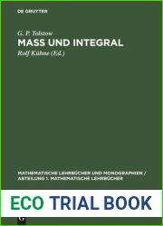 Mass und Integral