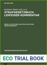 Strafgesetzbuch. Leipziger Kommentar