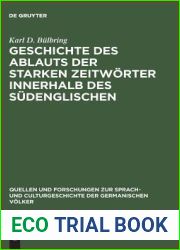 Geschichte des Ablauts der starken Zeitworter innerhalb des Sudenglischen (Quellen und Forschungen zur Sprach- und Culturgeschichte der germanischen Volker, 63) (German Edition)