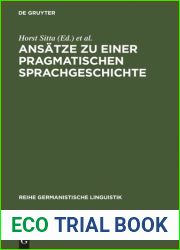 Ansatze zu einer pragmatischen Sprachgeschichte
