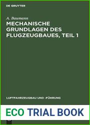 Mechanische Grundlagen des Flugzeugbaues, Teil 1 (Luftfahrzeugbau und -Fuhrung, 10) (German Edition)