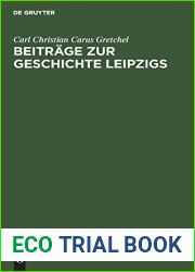 Beitrage zur Geschichte Leipzigs (German Edition)