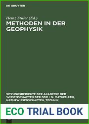 Methoden in der Geophysik (Sitzungsberichte der Akademie der Wissenschaften der DDR N. Mathematik, Naturwissenschaften, Technik, 1986, 9) (German Edition)