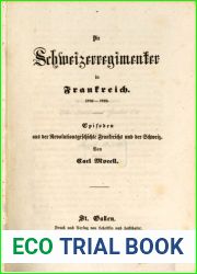 Die Schweizerregimenter in Frankreich 1789 - 1792