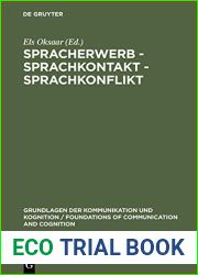 Spracherwerb - Sprachkontakt - Sprachkonflikt