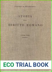 Storia Del Diritto Romano. Volume Terzo